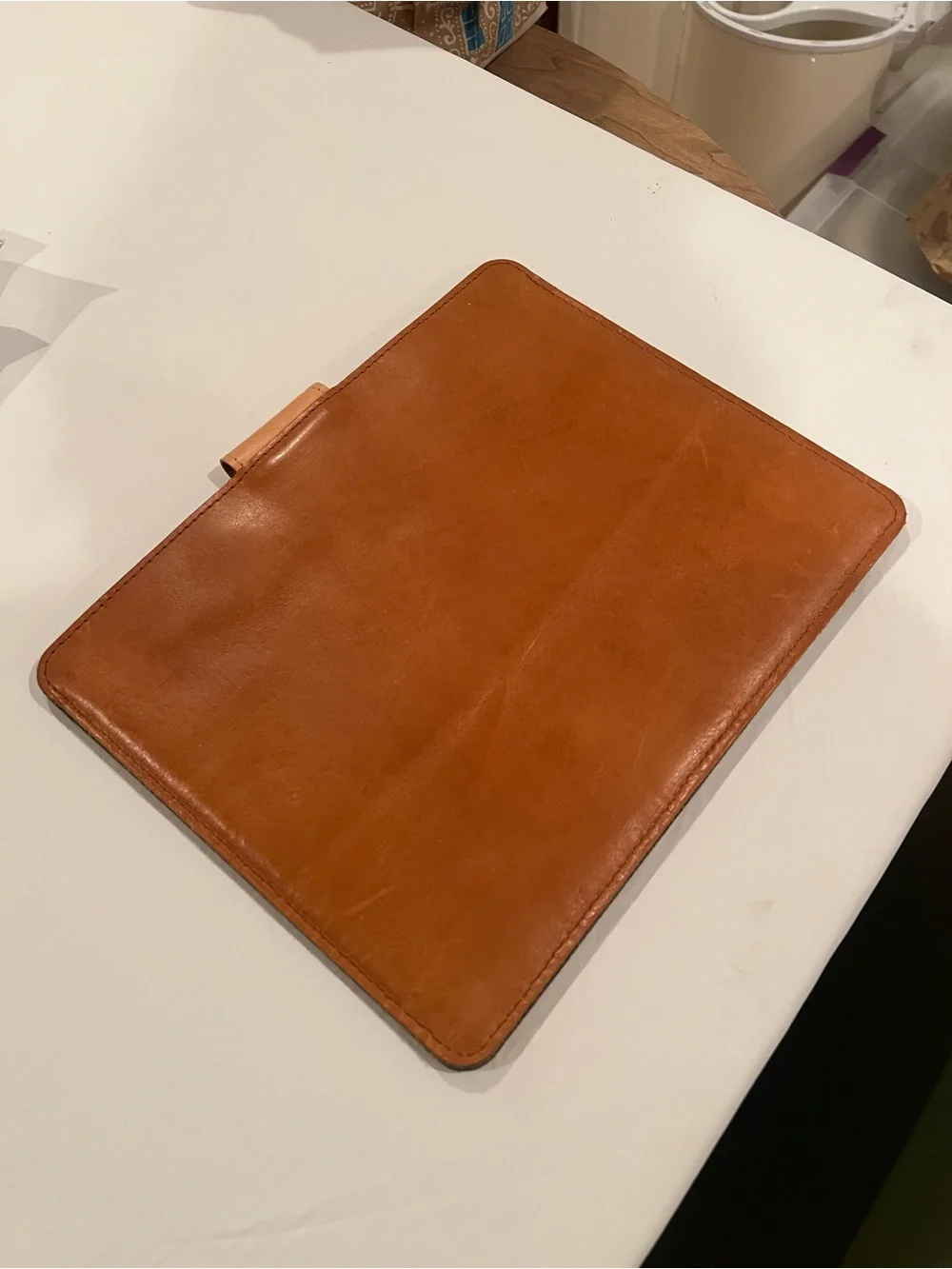 Leather iPad 13 Pro Sleeve